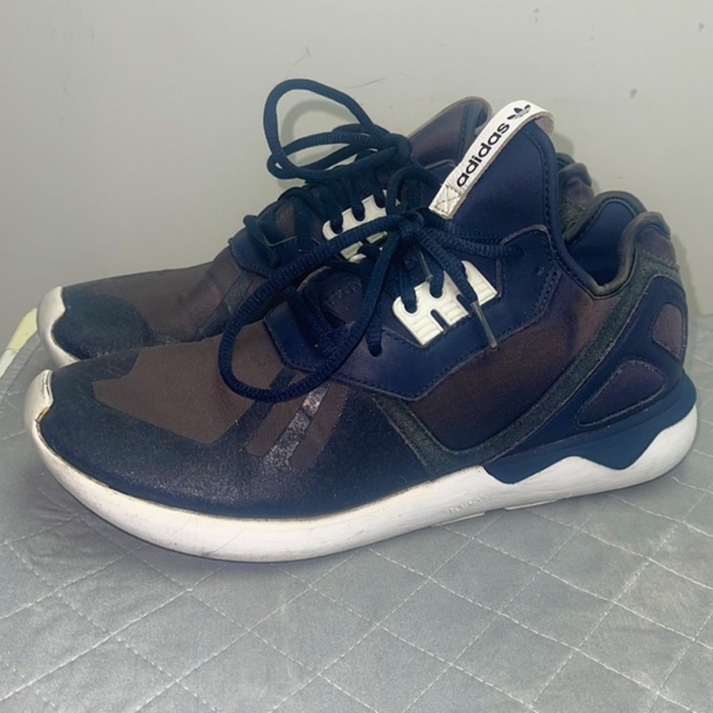 Adidas Original Tubular Runner Men's Size US 10 Sneakers Navy/White
